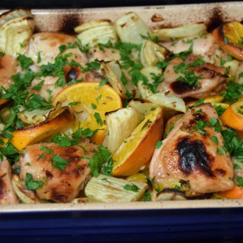 Jerusalem s Roasted Chicken with Clementines and Arak