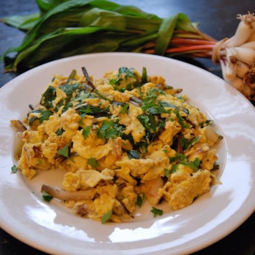 Scrambled Eggs with Ramps - New York Food Journal