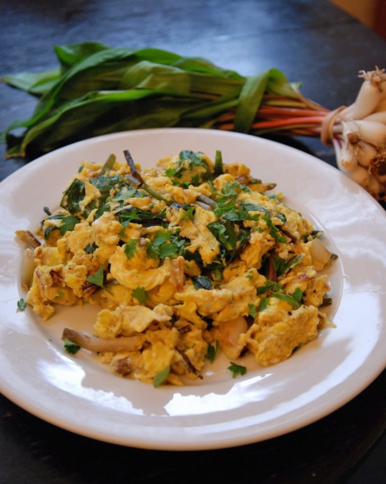 Scrambled Eggs with Ramps - New York Food Journal