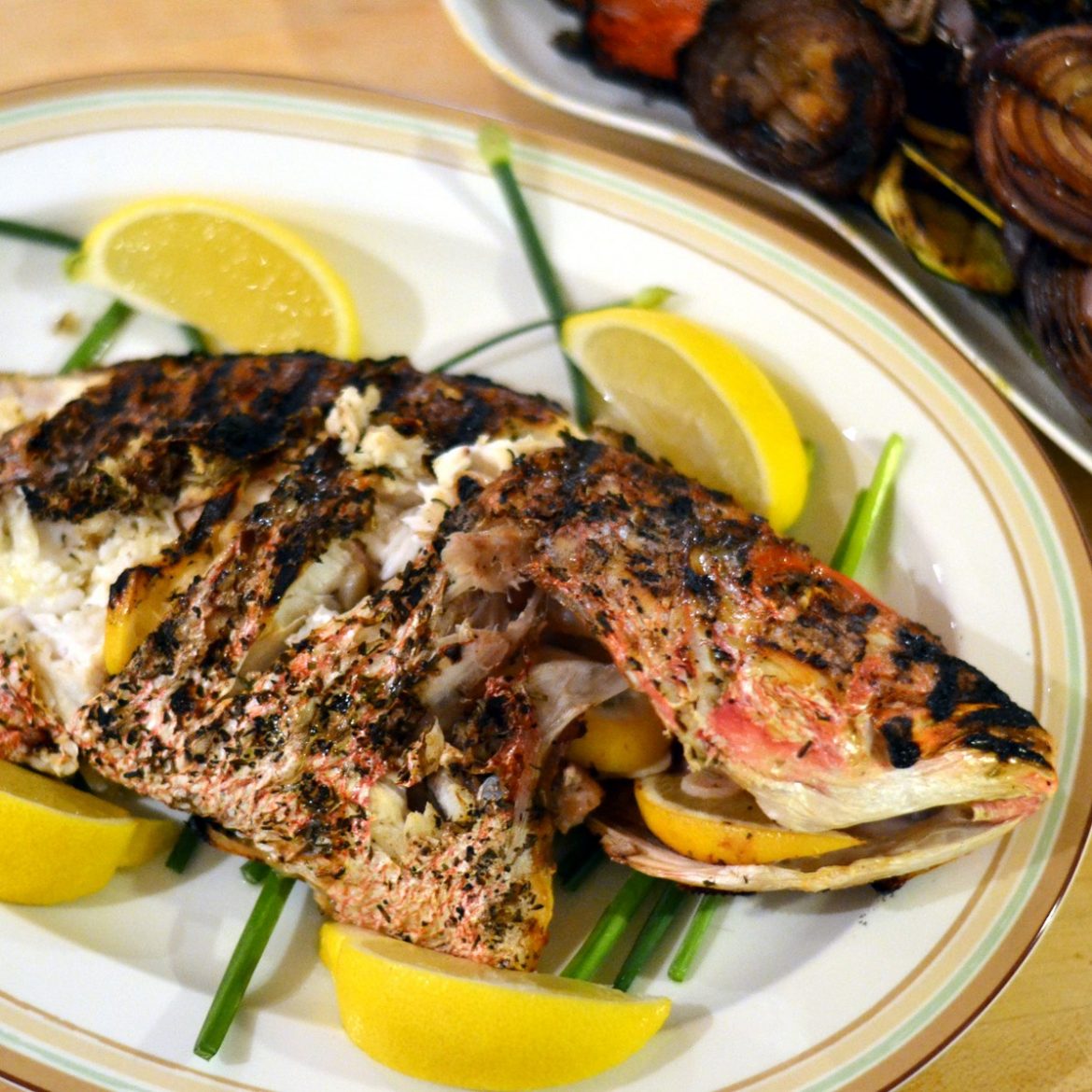 Grilled Whole Fish With Lemon Garlic And Herbs New York Food Journal